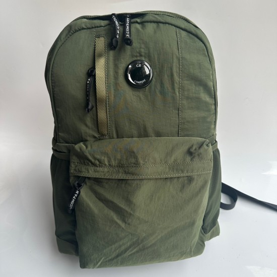 C.P. Company Men's Green Khaki Nylon B Backpack