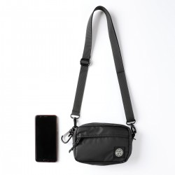 Stone Island Nylon Crossbody Bag Black