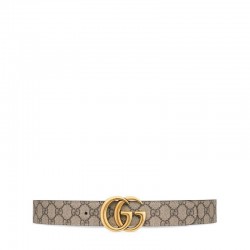 GUCCI BELTS 659416 92TIC 8358 CANVAS & LEATHER