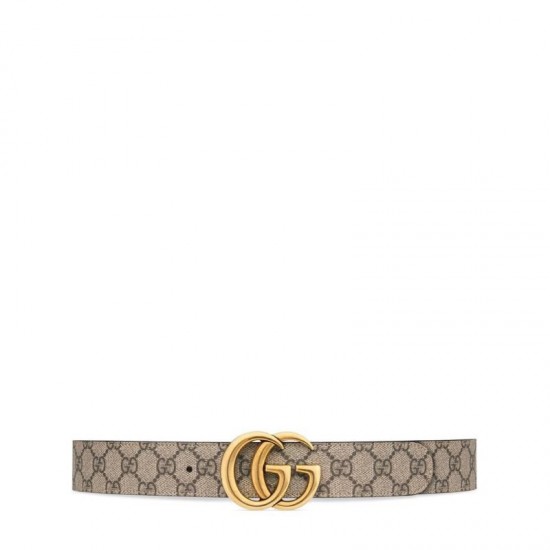 GUCCI BELTS 659416 92TIC 8358 CANVAS & LEATHER