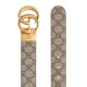 GUCCI BELTS 659416 92TIC 8358 CANVAS & LEATHER