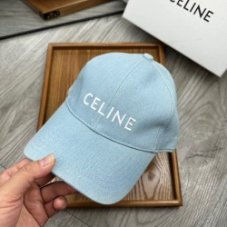 Celine Baseball Cap Sky Blue