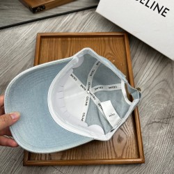 Celine Baseball Cap Sky Blue