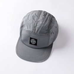 Stone Island Nylon Metal Hat Silver