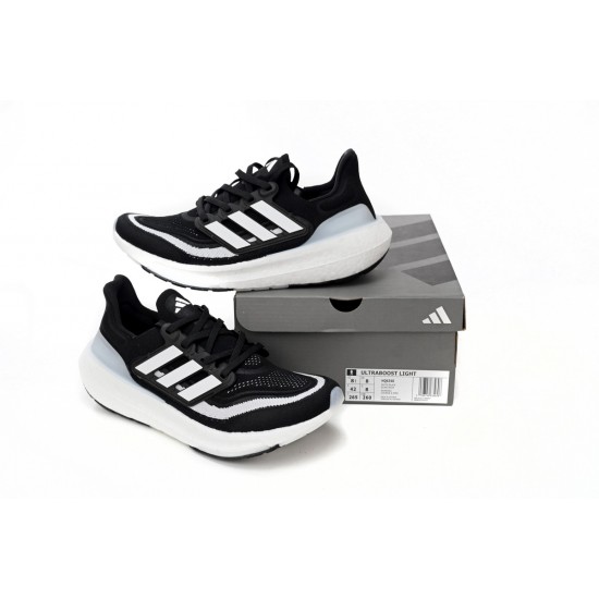 Adidas UltraBoost Light Running Shoes 'Core Black White' HQ6340