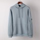 C.P Company Diagonal Raised Fleece Hoodie Starlight Blue