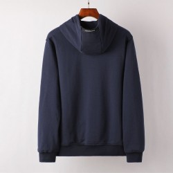 C.P Company Diagonal Raised Fleece Hoodie Midnight Navy