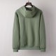 C.P Company Diagonal Raised Fleece Hoodie Hedge Green