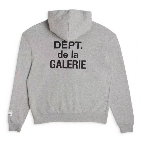 Gallery Dept. French Zip Hoodie - Heather Grey