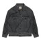 Gallery Dept. - Scar Embroidered Distressed Denim Jacket - Black