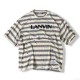 Gallery Dept Lanvin Striped Paint Splatter Logo T-Shirt