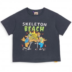 Gallery Dept. Skeleton Beach T-shirt Vintage Black