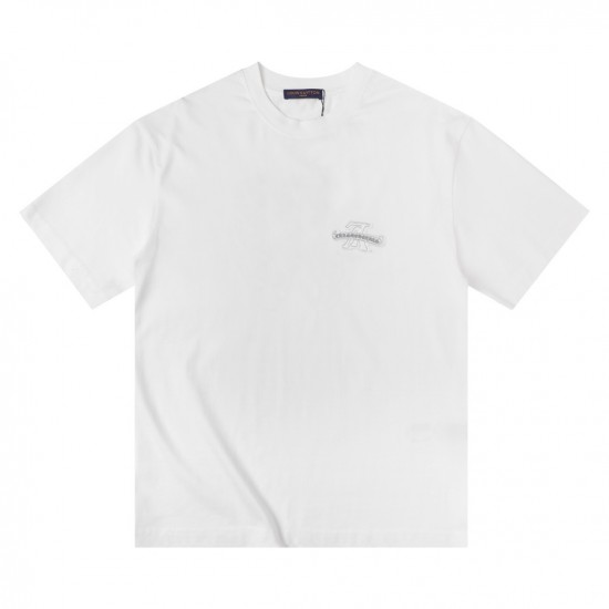 Louis Vuitton x Chrome Hearts Cotton T-shirt White