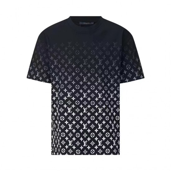 Louis Vuitton LVSE Monogram Gradient T-Shirt Black White