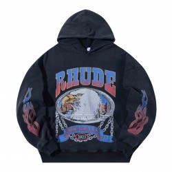 Rhude Screaming Eagle Hoodie New Vintage