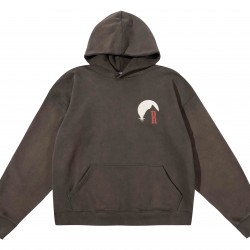 Rhude Gray Moonlight Stamp Hoodie