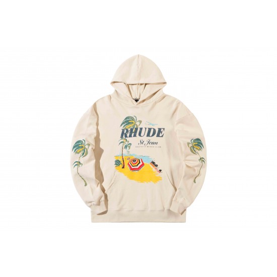 Rhude 'Beach Club' Printed Hoodie