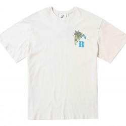 Rhude Moonlight Tropics Tee White