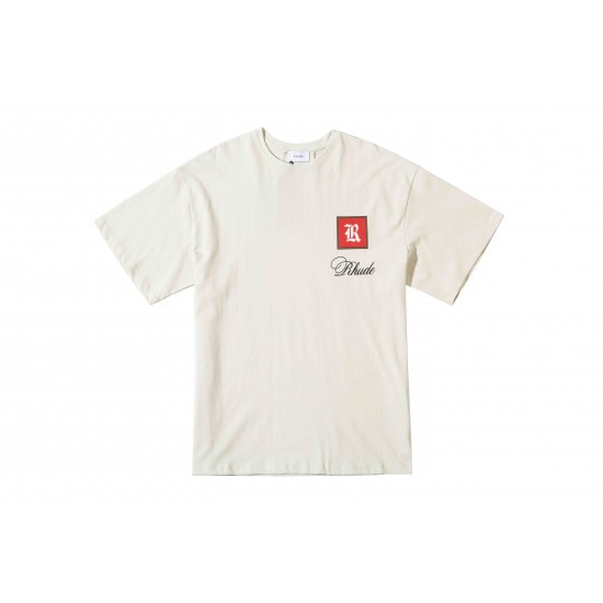 Rhude Monaco Porceline Tee White