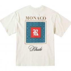 Rhude Monaco Porceline Tee White