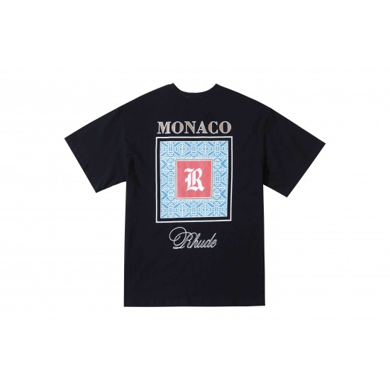 Rhude Monaco Porceline Tee Black