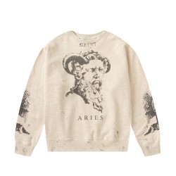 Saint Michael Aries Crewneck Sweatshirt 'Grey'