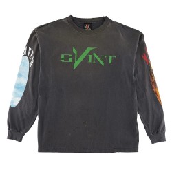 VLONE × ©SAINT M×××××× 22AW SKULL Long sleeve T-shirt 