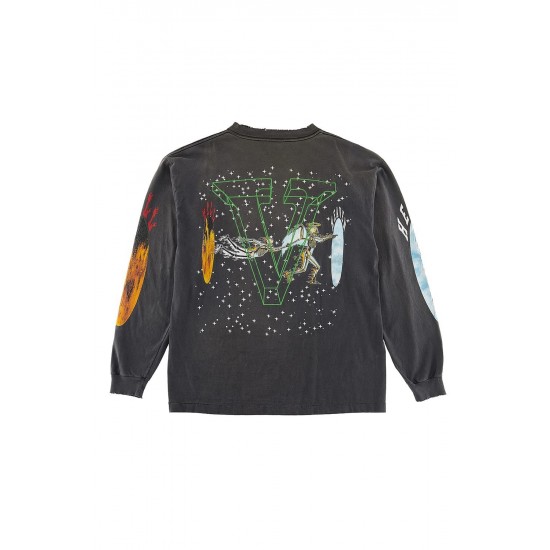 VLONE × ©SAINT M×××××× 22AW SKULL Long sleeve T-shirt 