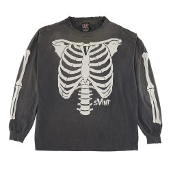 VLONE × SAINT MICHAEL 22FW BONE Long sleeve T-shirt 