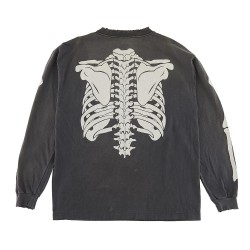 VLONE × SAINT MICHAEL 22FW BONE Long sleeve T-shirt 