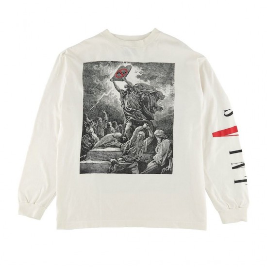 Saint Michael x Vlone 22ss Long Sleeve Tee White