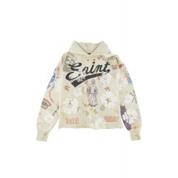 DENIM TEARS × ©SAINT M×××××× "SAINT TEARS" Graffiti Hoodie