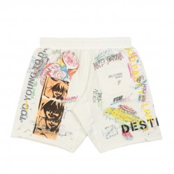 Takashi Murakami × SAINT M×××××× Graff Sweat Shorts 