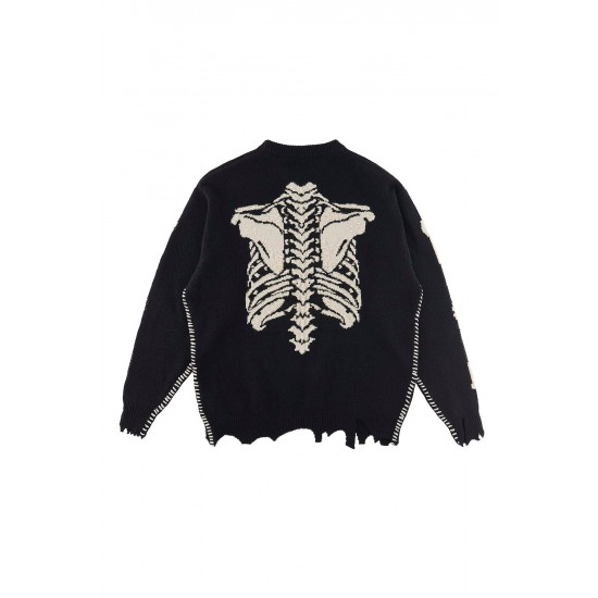 Saint Michael x VLONE Bone Knit Sweater