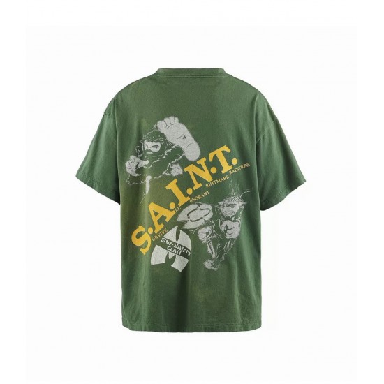  Saint Michael x Sean Wotherspoon Short Sleeve T-Shirt Clan Green