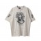  Saint Michael Jesus Tee Grey