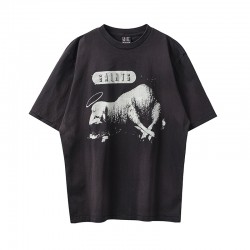 Saint Michael Lamb And Lion T-Shirt 'Black'