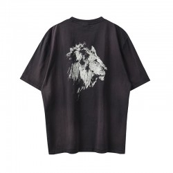 Saint Michael Lamb And Lion T-Shirt 'Black'