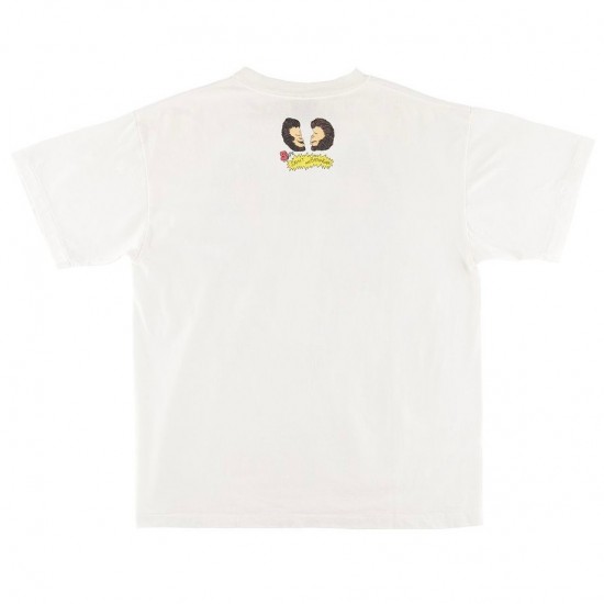 BAPE x Saint Mxxxxxx Heaven and Hell Tee Vintage White