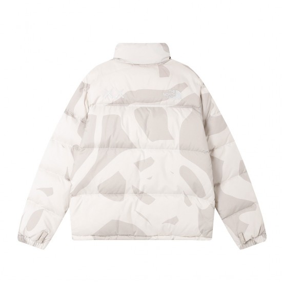 The North Face X Kaws 1996 Nuptse 700 Jacket White