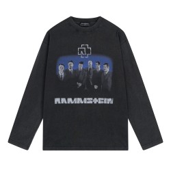 Balenciaga Rammstein Germany Band Crossover Long Sleeves Unisex Black 651796TLV511000