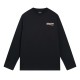 Balenciaga Logo Printing Long Sleeves Black 556147TBV141000