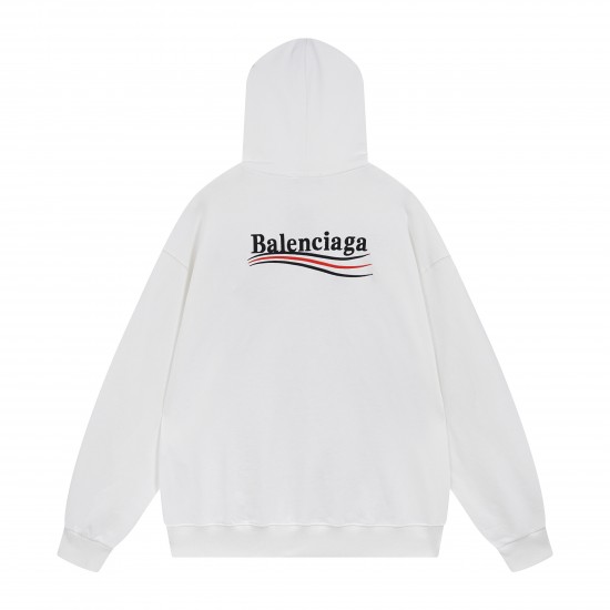 Men's Balenciaga Political Campaign Logo White 600583TIV539040