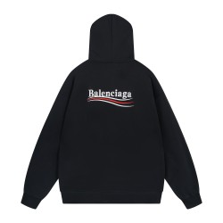 Balenciaga Political Campaign Hoodie Medium Fit 'Black' 600583TKVI91070