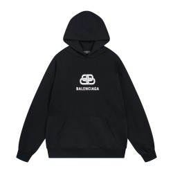 Balenciaga Unisex BB Printing Fleece Black