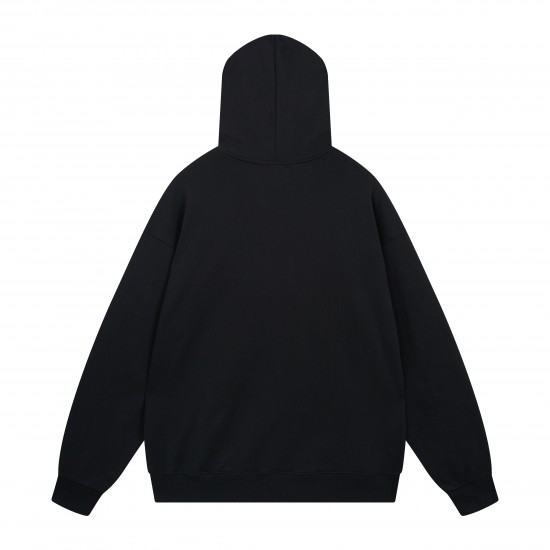 Balenciaga Unisex BB Printing Fleece Black