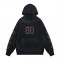 Balenciaga Crypto Medium Fit Hoodie Black