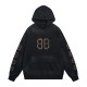 Balenciaga Crypto Medium Fit Hoodie Black