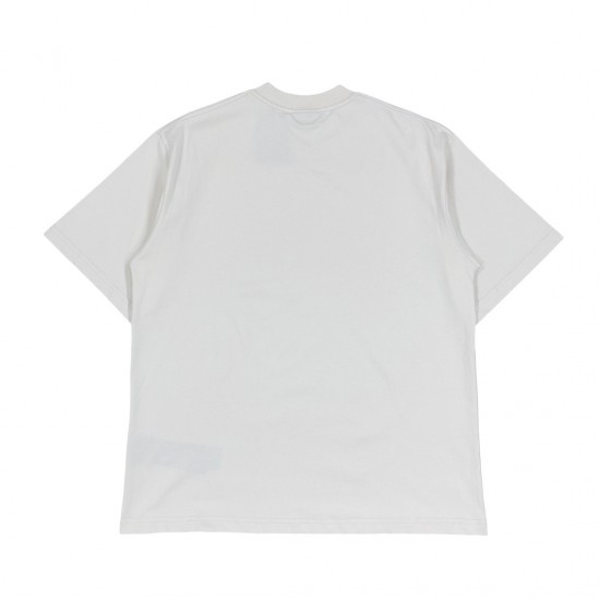 Balenciaga Political Stencil Cotton T-shirt White