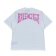 Balenciaga Paris Tropical T-Shirt Medium Fit in white and pink vintage jersey